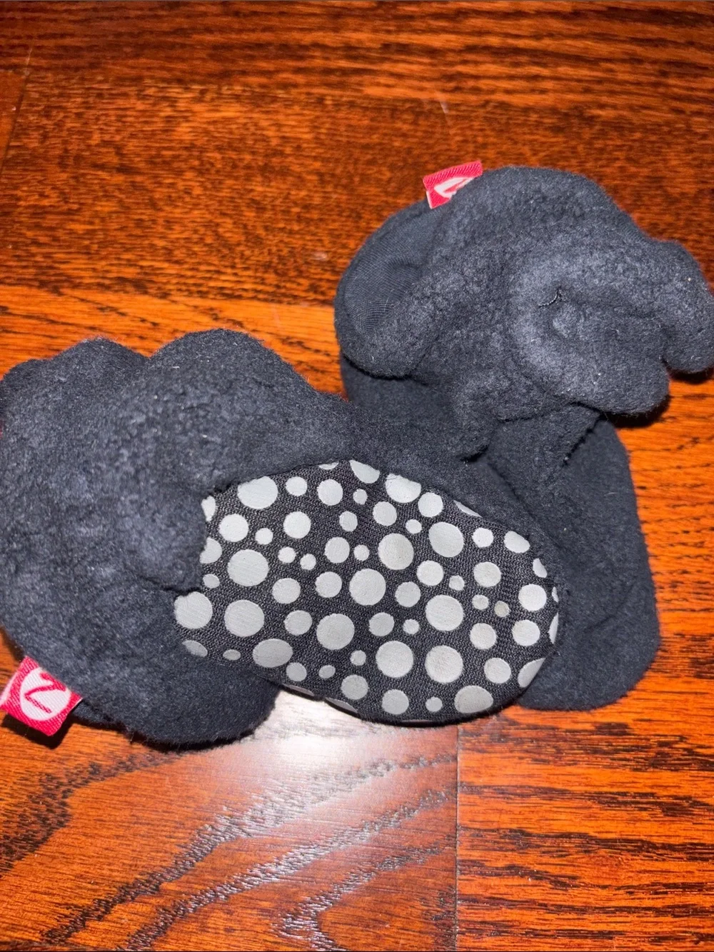Zutano Fleece Baby Booties with Non-Slip Dots